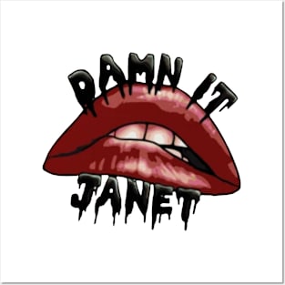 Damn it janet lip Posters and Art